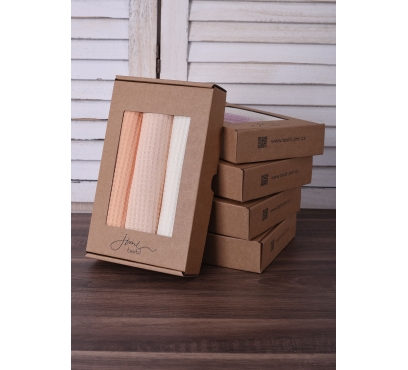 Dárková sada 3ks vaflových utěrek (2)