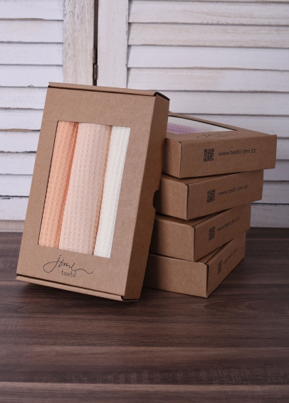 Dárková sada 3ks vaflových utěrek (2)