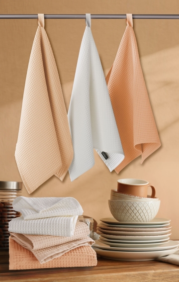 Dárková sada 3ks vaflových utěrek Dárková sada 3ks vaflových utěrek