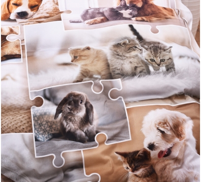 Tématická ložní souprava s motivem MAZLÍČCI (7)