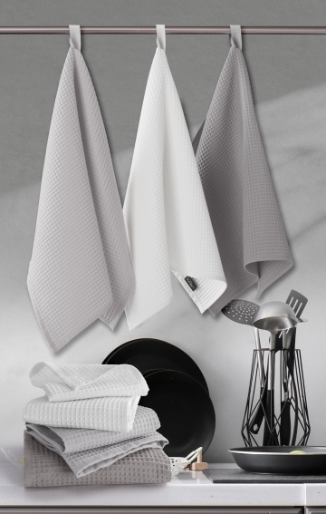 Dárková sada 3ks vaflových utěrek Dárková sada 3ks vaflových utěrek