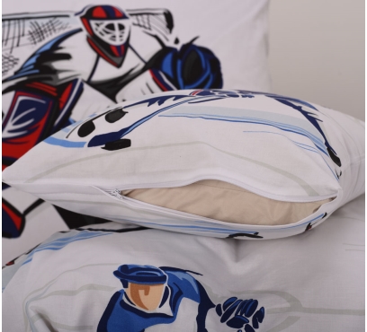 Obrazová ložní souprava bavlna exclusive HOKEJ (2)