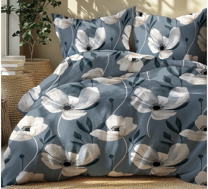 Kvalitní ložní soupravy ze 100% česané bavlny